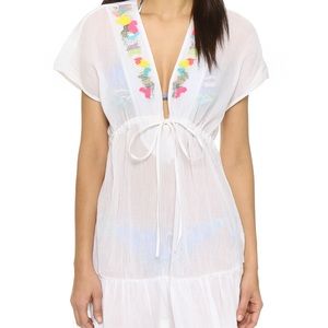 NWT Shoshanna White Mixed Media Swim Cover Up